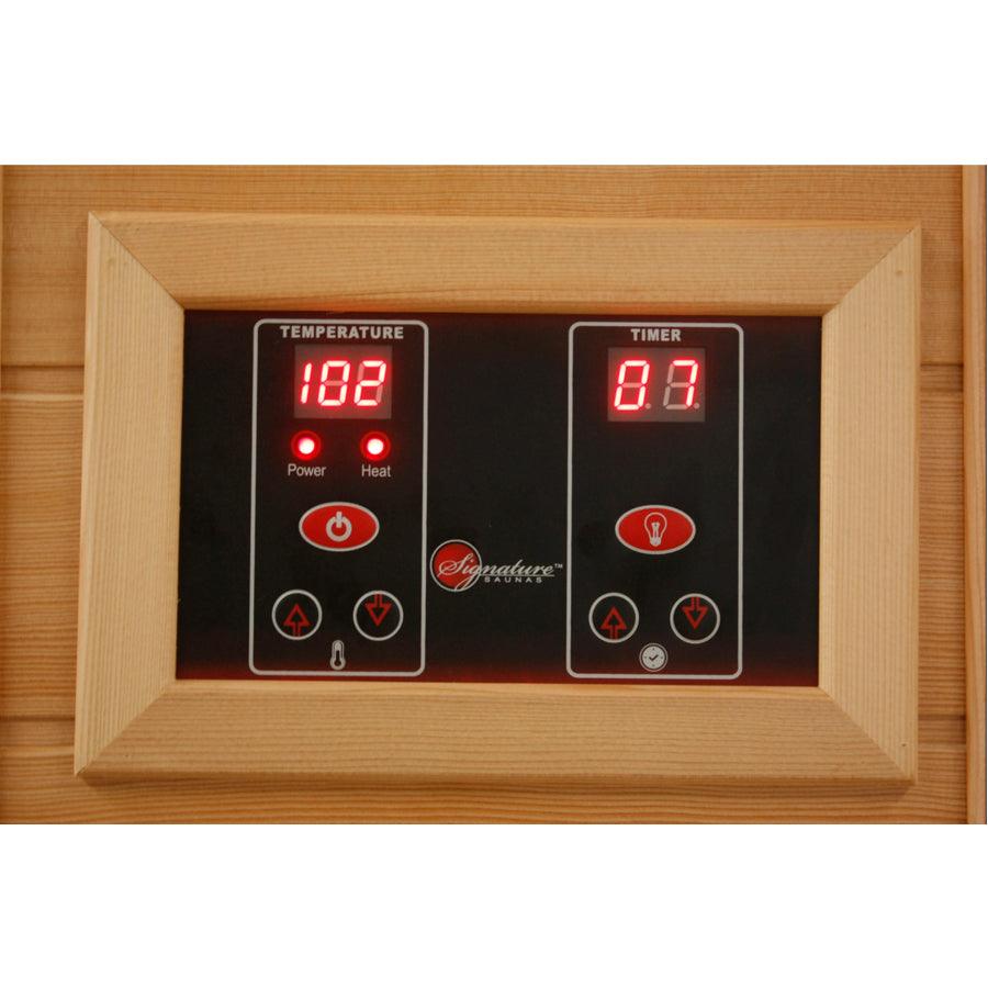 Maxxus "Avignon Edition" 3-Person Corner Near Zero EMF FAR Infrared Sauna - Canadian Red Cedar
