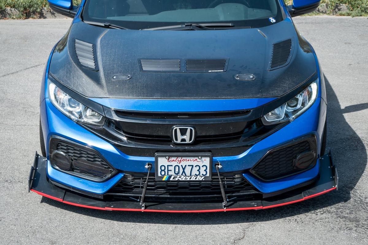 Epsilon+ Front Splitter for 17-21 Honda Civic Hatchback Sport [FK7]
