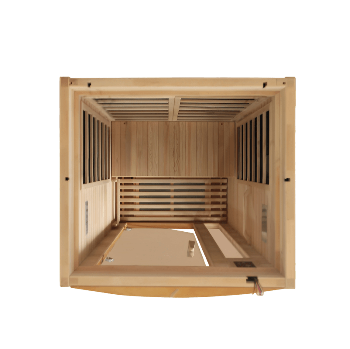 Gracia 1-2 Person Low EMF FAR Infrared Sauna - Canadian Hemlock