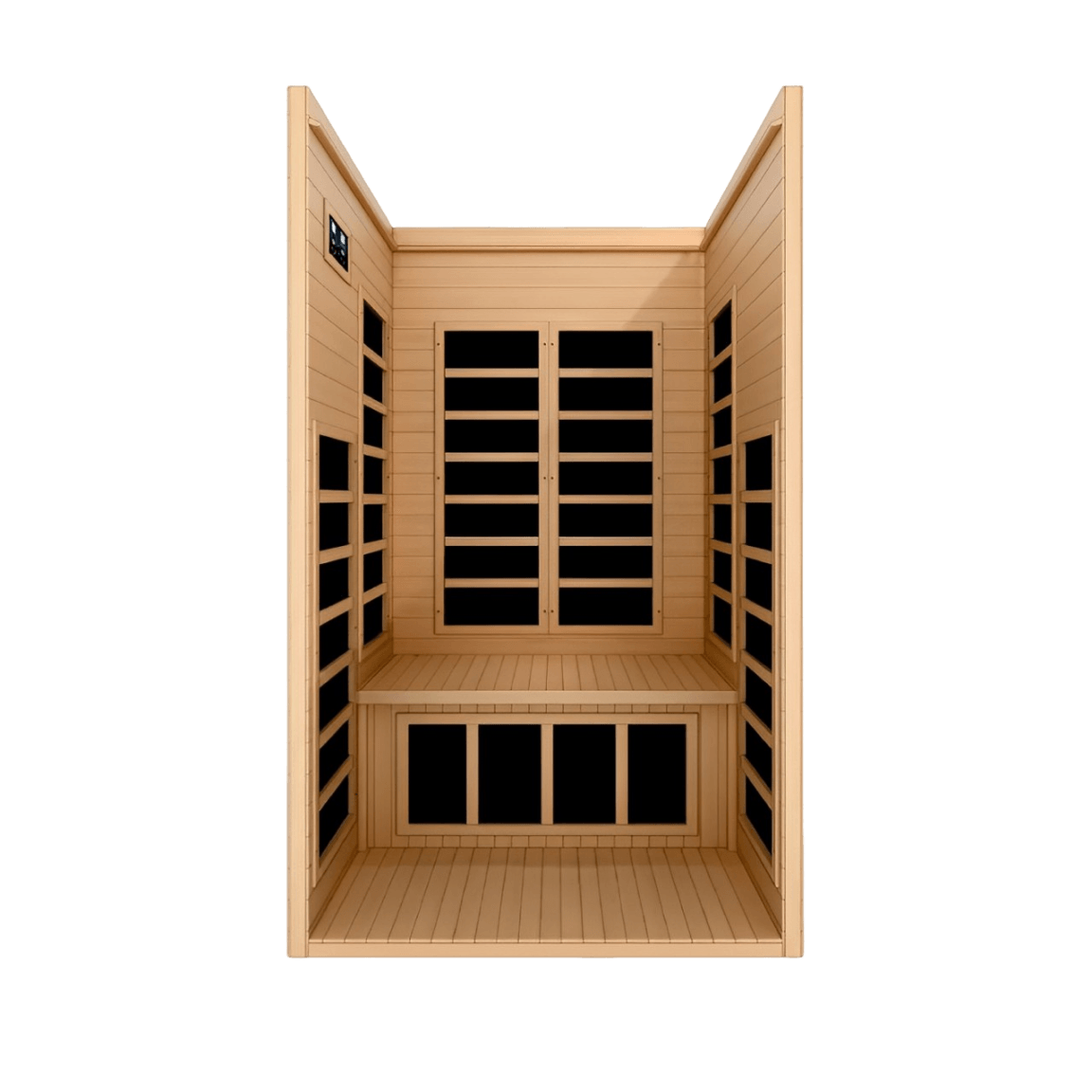 Gracia 1-2 Person Low EMF FAR Infrared Sauna - Canadian Hemlock