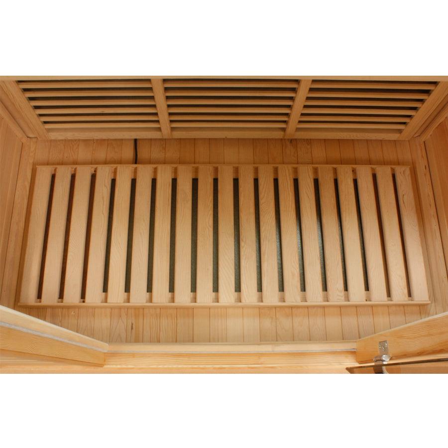 Maxxus "Avignon Edition" 3-Person Corner Near Zero EMF FAR Infrared Sauna - Canadian Red Cedar