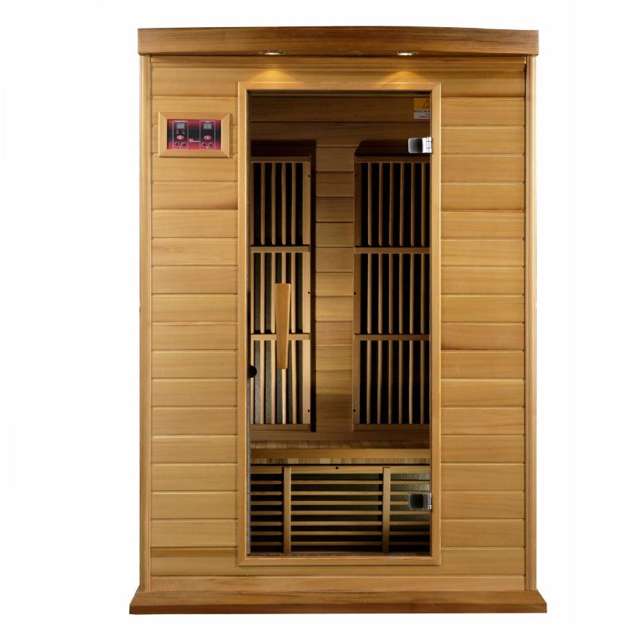 Maxxus "Cholet Edition" 2-Person Near Zero EMF FAR Infrared Sauna - Canadian Red Cedar