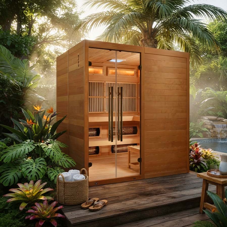 Golden Designs Toledo 6 Person Full Spectrum Hybrid Sauna