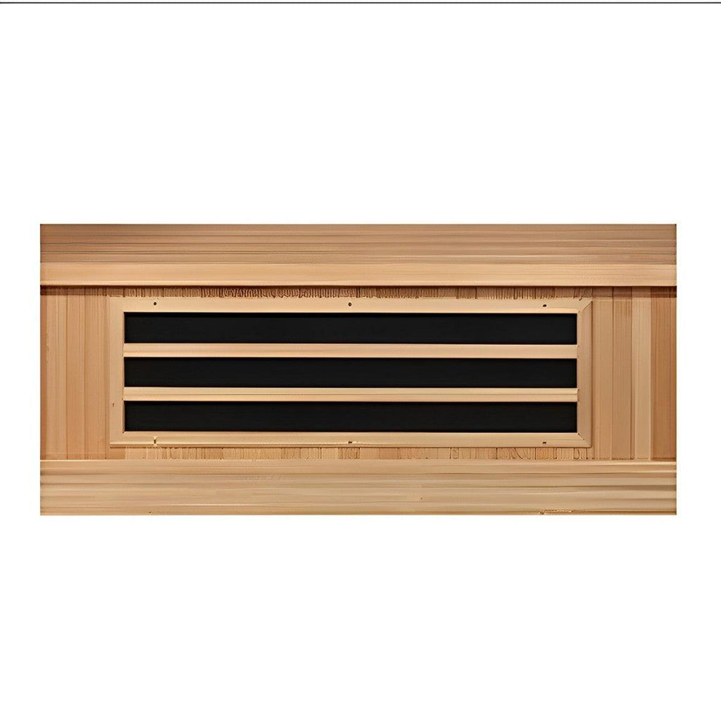 Gracia 1-2 Person Low EMF FAR Infrared Sauna - Canadian Hemlock