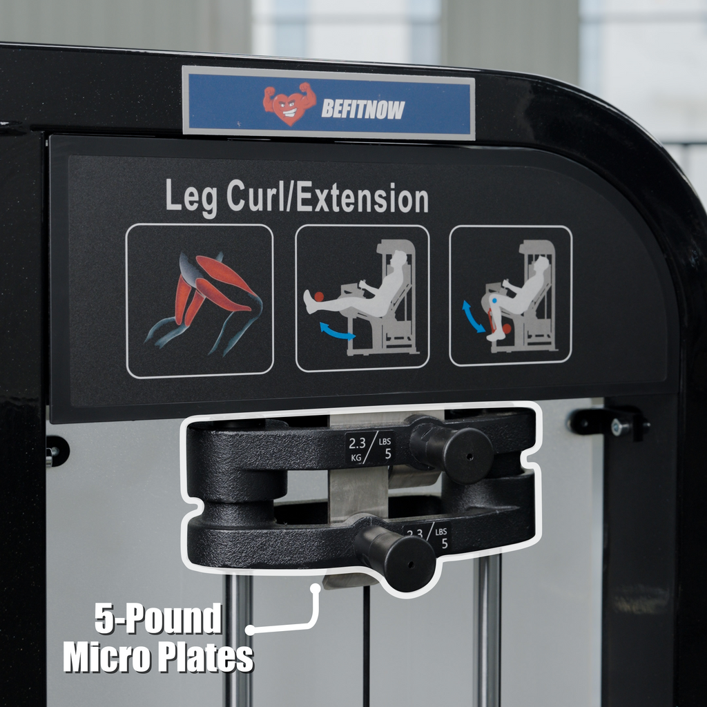 Dual Function Leg Extension Leg Curl Machine