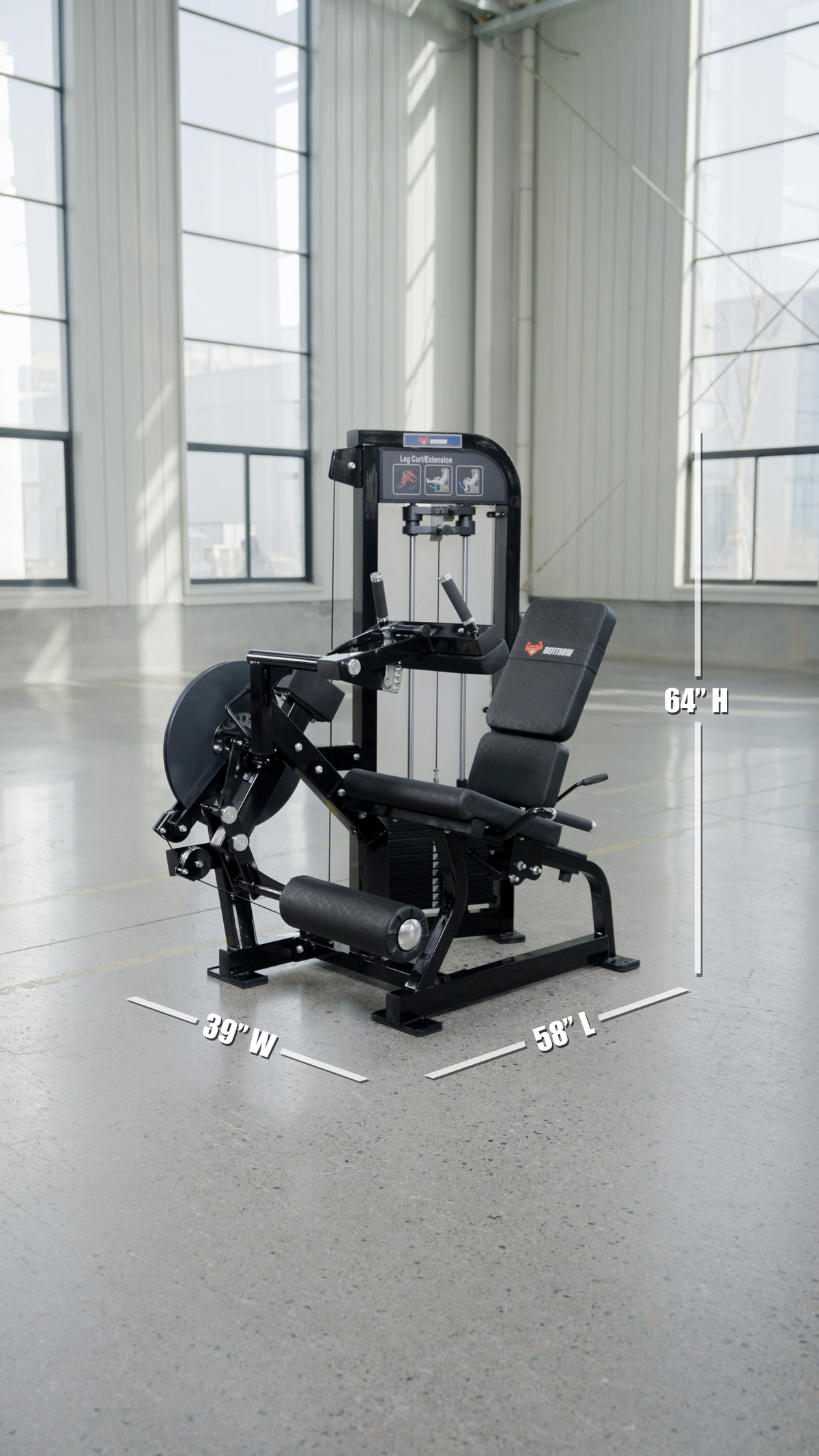 Dual Function Leg Extension Leg Curl Machine