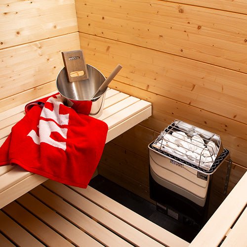 Harvia KIP80W KIP Series 8KW Sauna Heater, Stainless Steel