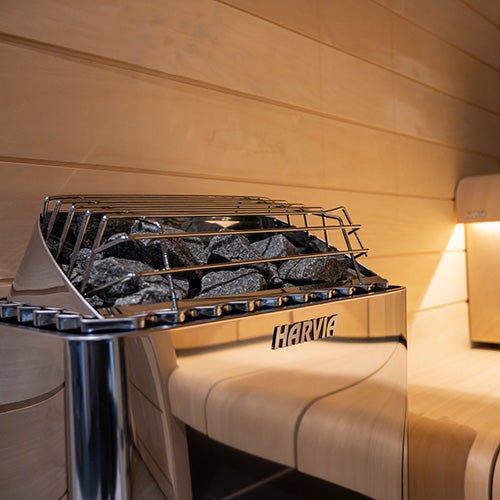 Harvia KIP60W KIP Series 6KW Sauna Heater, Stainless Steel