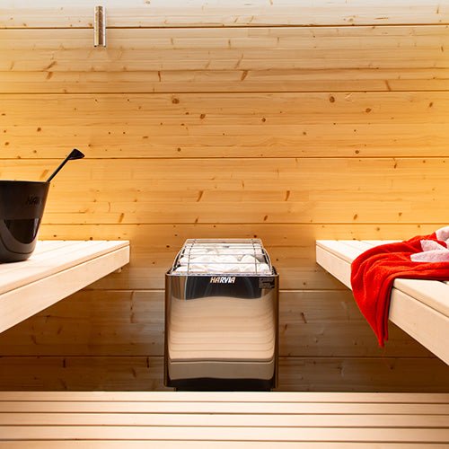 Harvia KIP80W KIP Series 8KW Sauna Heater, Stainless Steel