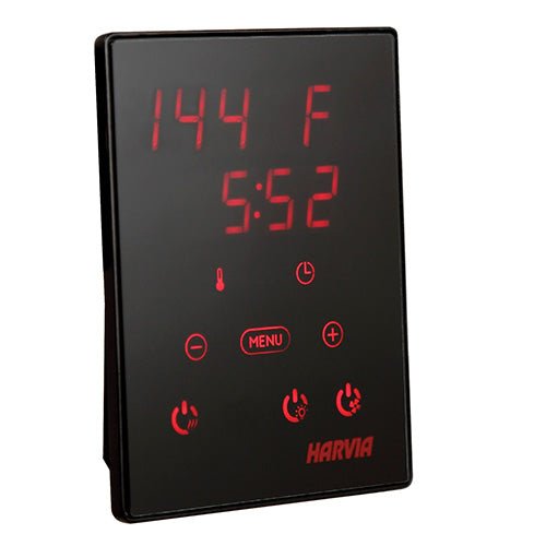 Harvia Spirit Series SP80E 8kW Sauna Heater Package, Black