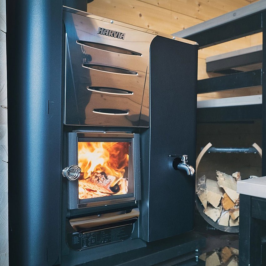 Harvia Pro 20 LS Pro Series LS, 24.1kW, Sauna Wood Stove with Water Tank
