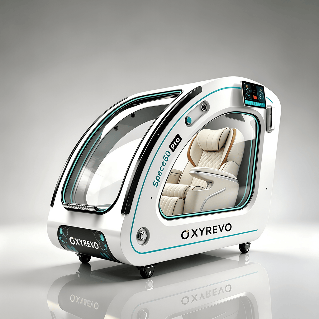 OxyRevo Space60 Pro Mini 2.0 ATA Hard Shell Sitting Hyperbaric Oxygen Chamber