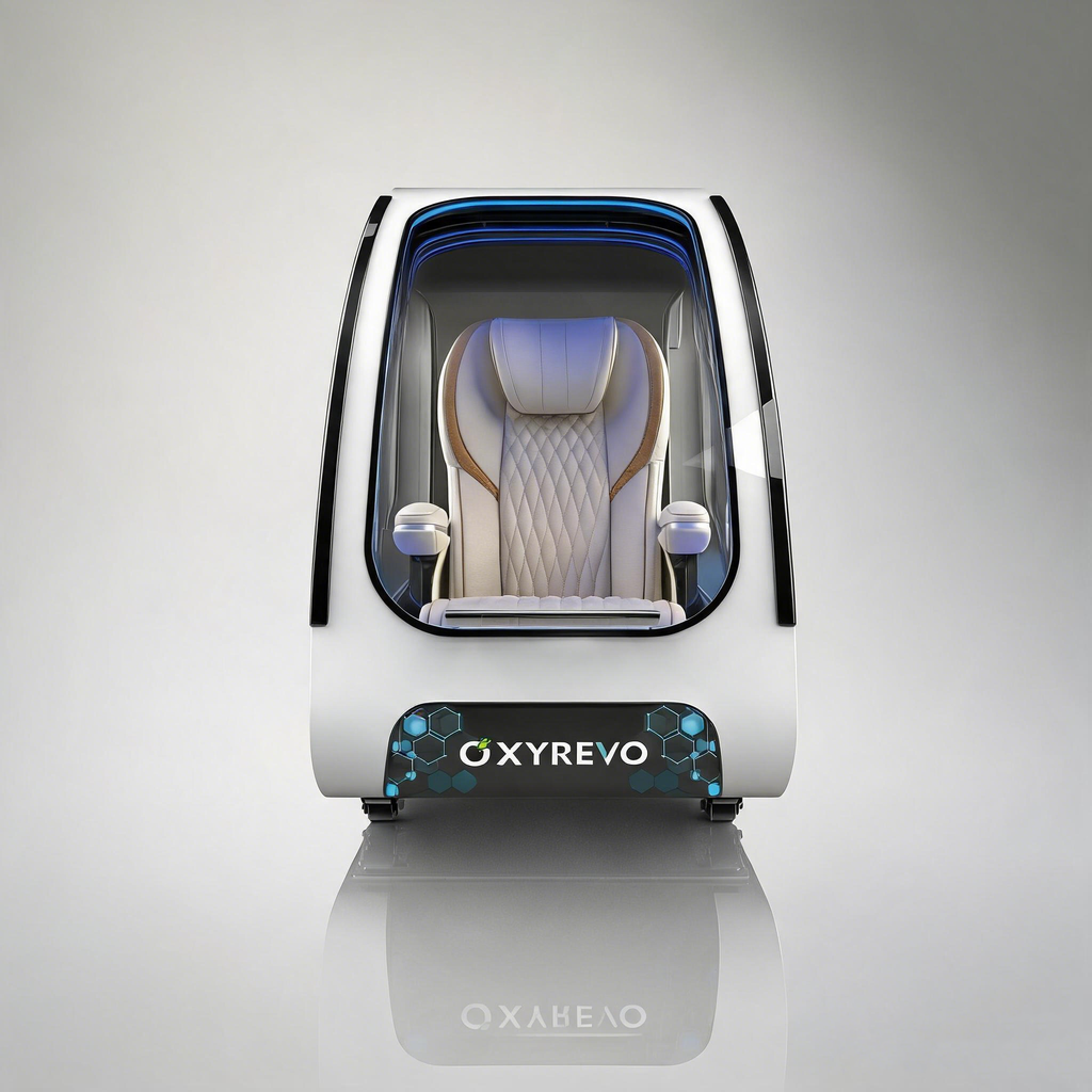 OxyRevo Space60 Pro Mini 2.0 ATA Hard Shell Sitting Hyperbaric Oxygen Chamber