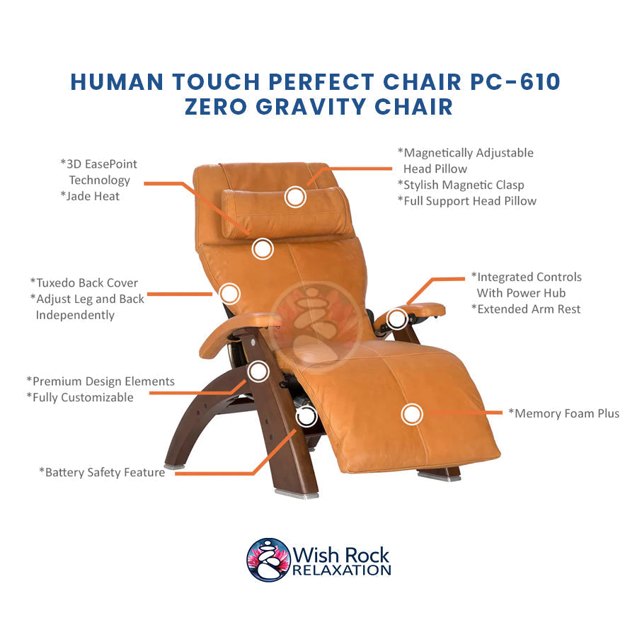 Human Touch Perfect Chair PC-610 Zero Gravity Chair