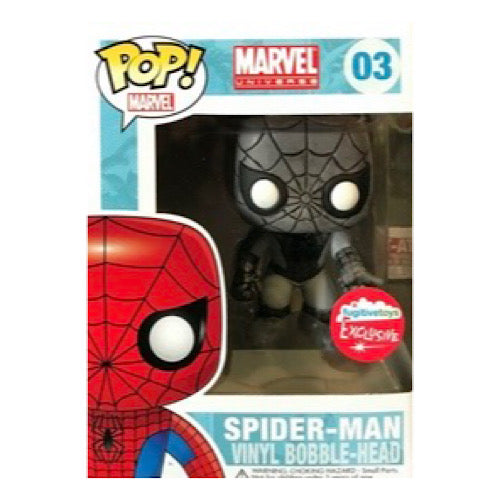 Spider-Man, Black & White, Fugitive Toys Exclusive, #03, (Condition 7/10)