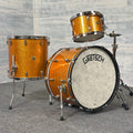 Gretsch Broadkaster 3pc Drum Set 22/12/16 Gold Sparkle