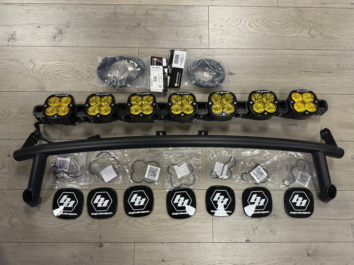 [Open Box] FACTORY AFTERMARKET 2017-CURRENT FORD SUPER DUTY BAR  WITH BAJA DESIGNS XL SPORT LINKABLE UPFITTER