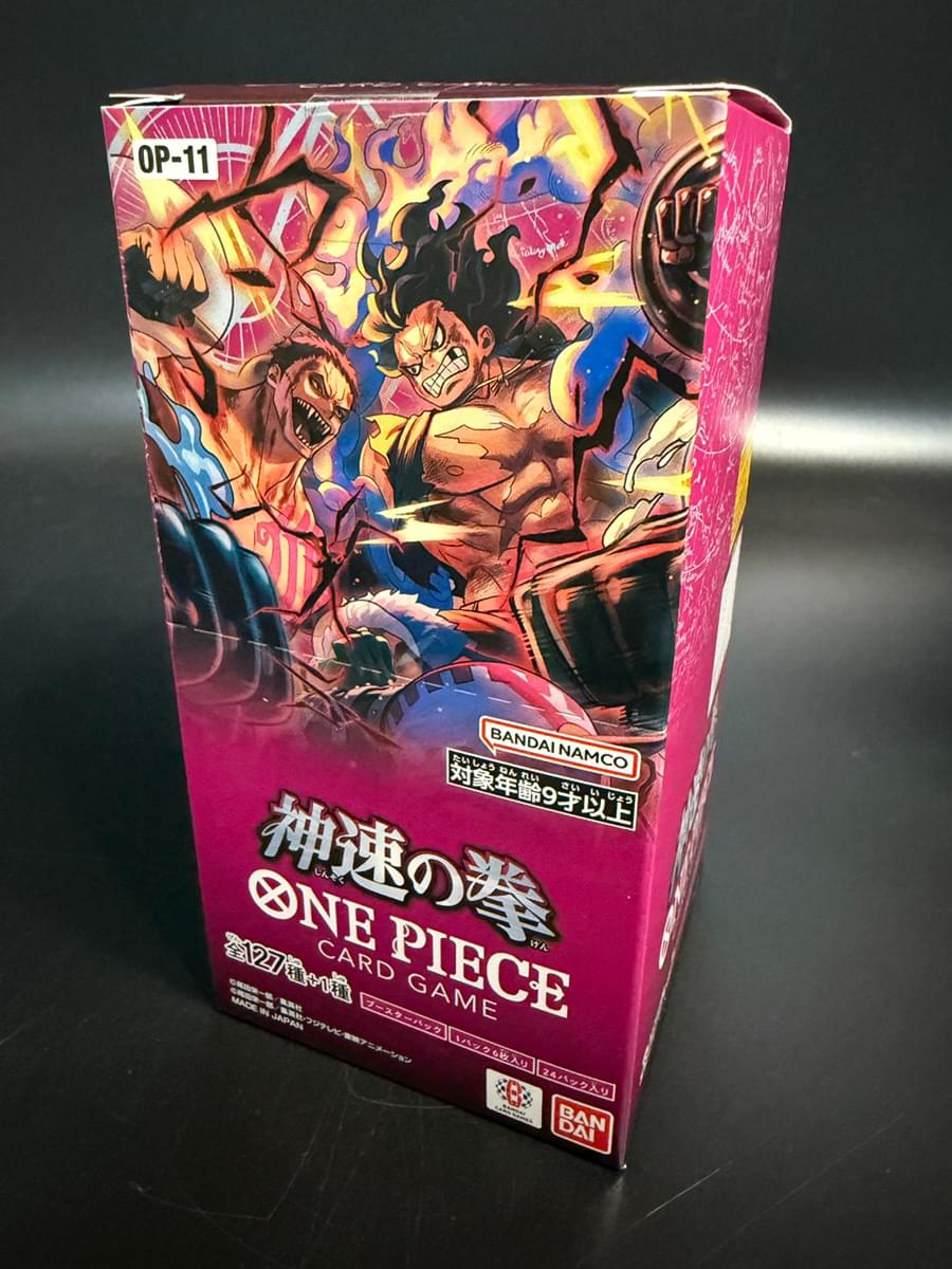 【OP-11】A Fist of Divine Speed Booster TCG BOX & CASE〔Factory Sealed〕 (1)