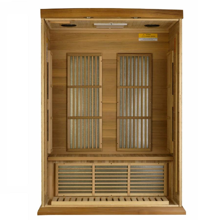 Maxxus "Cholet Edition" 2-Person Near Zero EMF FAR Infrared Sauna - Canadian Red Cedar