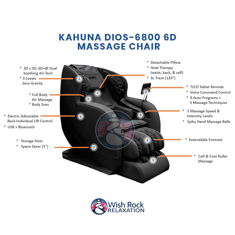 Kahuna Dios-6800 6D Massage Chair