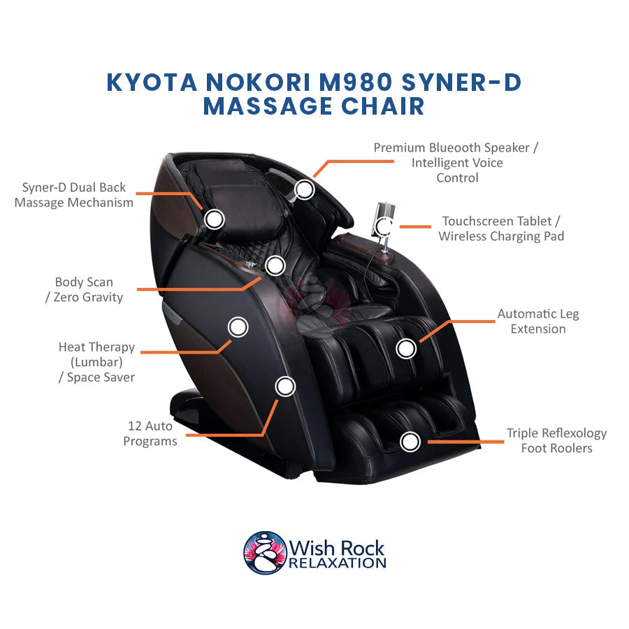Kyota Nokori M980 Syner-D Massage Chair