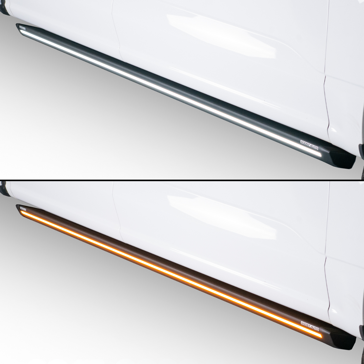 Lumastep M2 Powered Light Up Running Boards | 2021-2026 Ford F150 (Super Crew / Signal Only / No Start-Up Sequence)