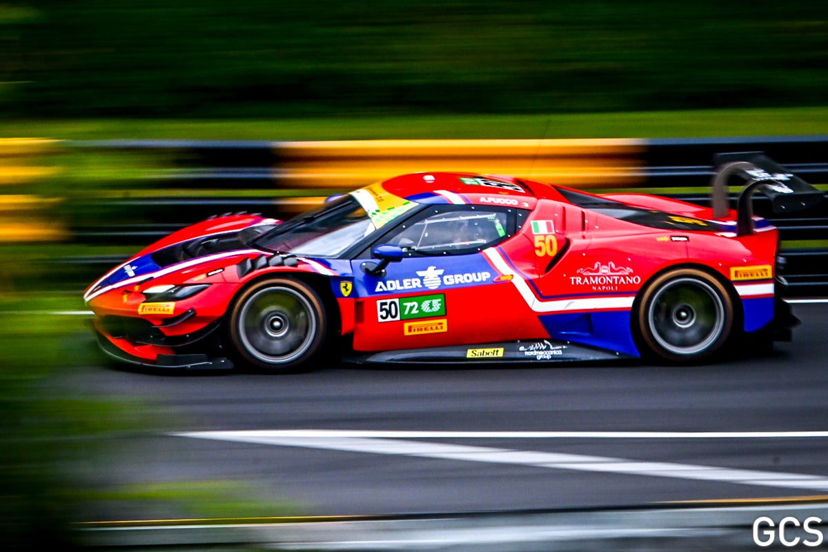 Looksmart Ferrari 296 GT3 #50 AF Corse WINNER 2025 Macau GT Cup FIA GT World Cup 1:18