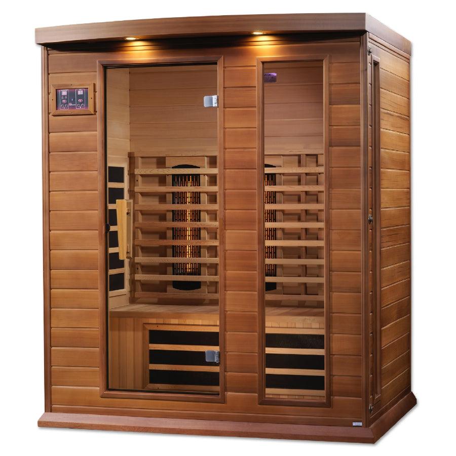 Maxxus 3-Person Full Spectrum Infrared Sauna - Canadian Red Cedar