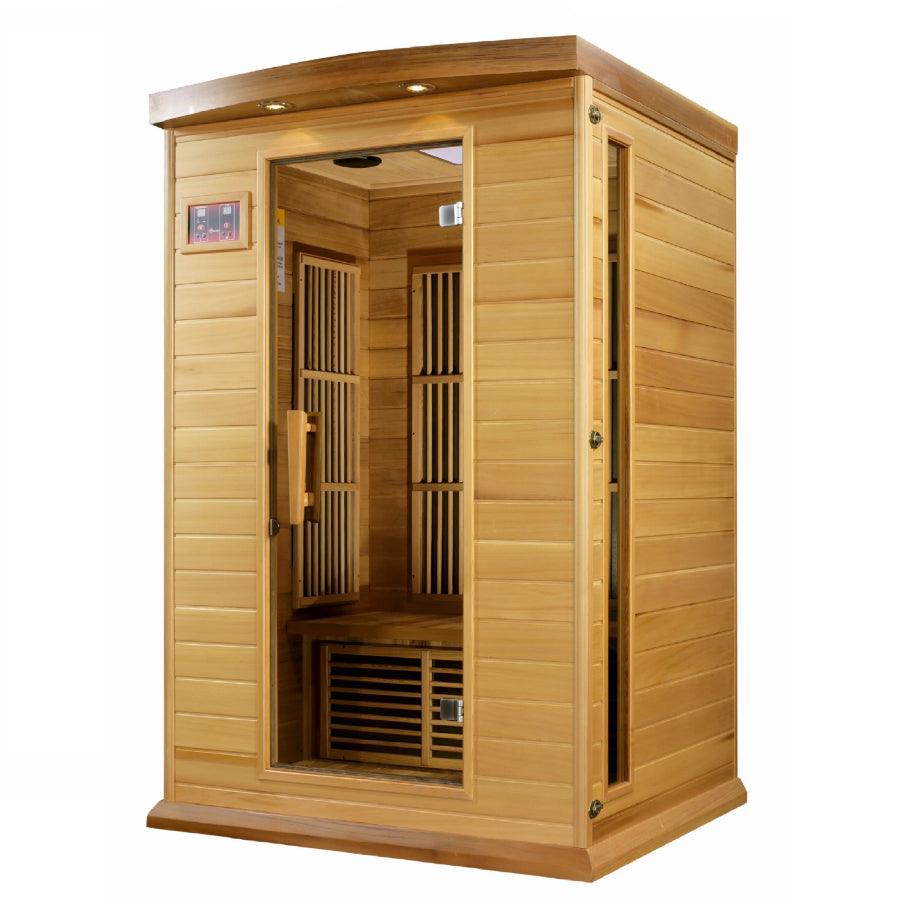 Maxxus "Cholet Edition" 2-Person Near Zero EMF FAR Infrared Sauna - Canadian Red Cedar