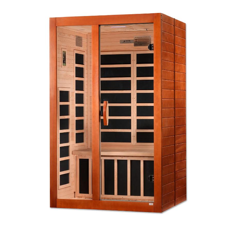 Dynamic Santiago Elite 2-Person Ultra Low EMF FAR Infrared Sauna - Canadian Hemlock
