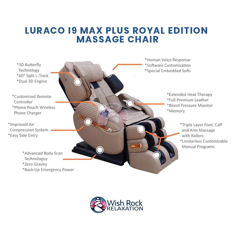 Luraco i9 Max Plus Royal Edition Massage Chair