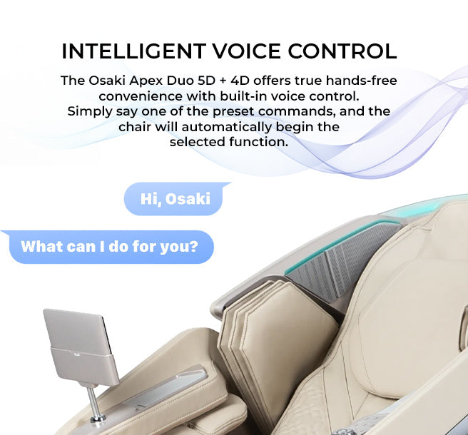 Osaki Ai Apex Duo 5D+4D Massage Chair