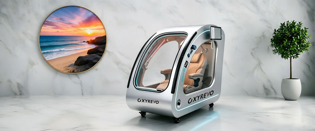 OxyRevo Space60 Pro Mini 2.0 ATA Hard Shell Sitting Hyperbaric Oxygen Chamber