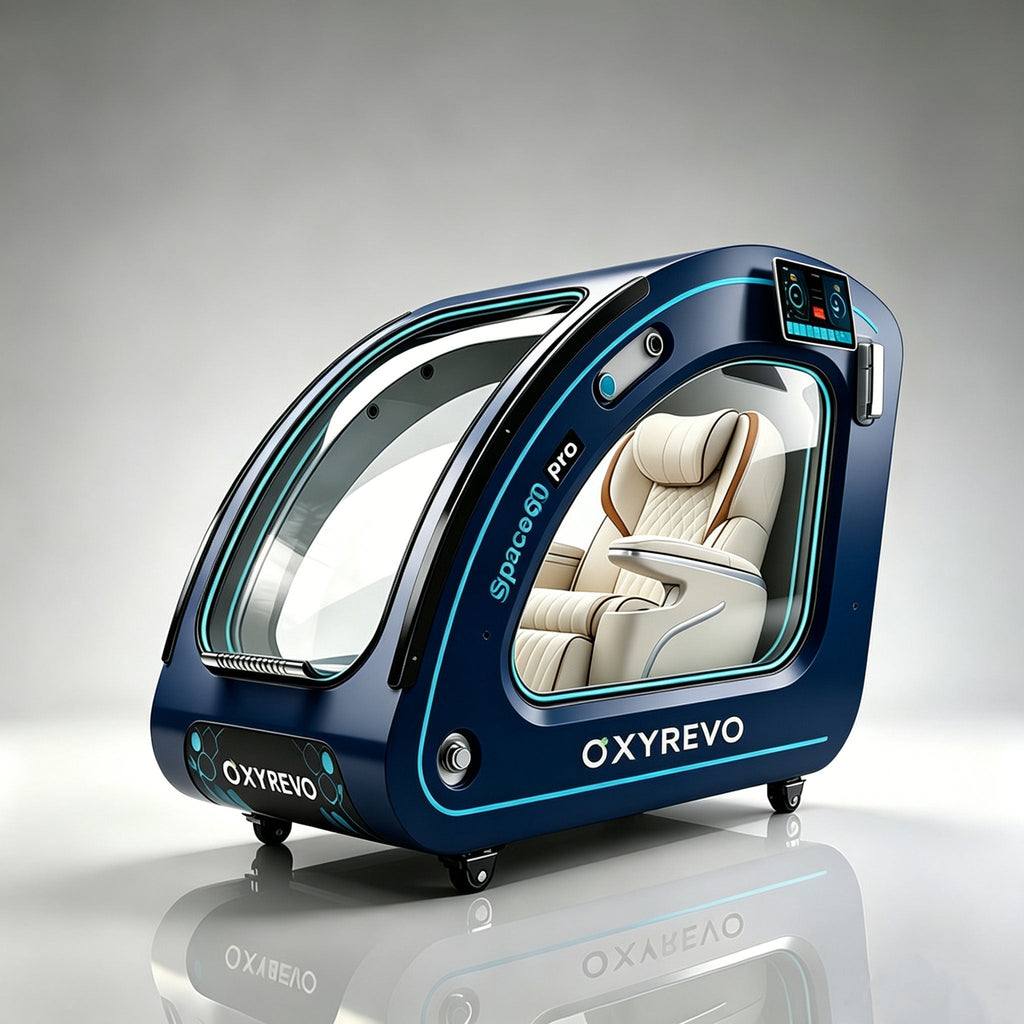 OxyRevo Space60 Pro Mini 2.0 ATA Hard Shell Sitting Hyperbaric Oxygen Chamber