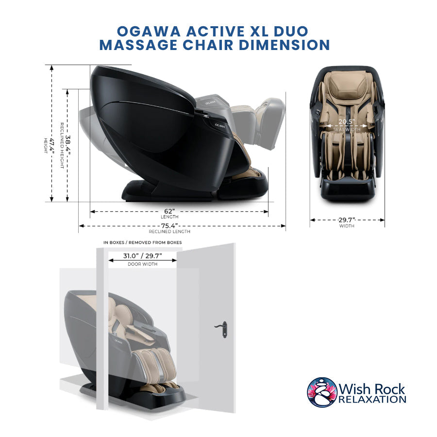 Ogawa Active XL Duo 3D + 2D Massage Chair (OG-6400)