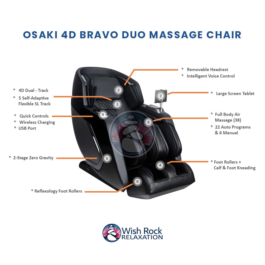 Osaki 4D Bravo Duo Massage Chair