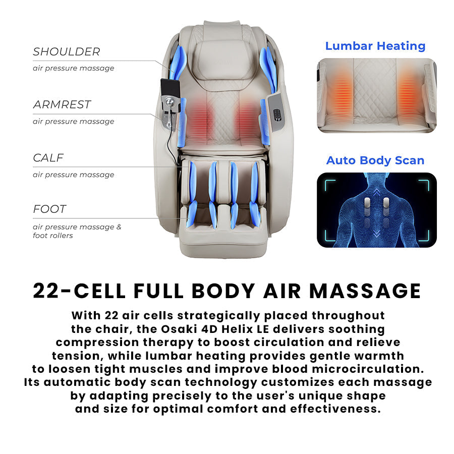 Osaki 4D Helix LE Massage Chair