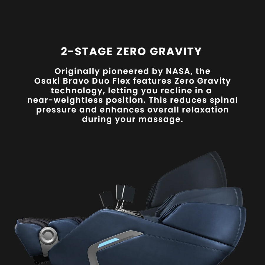 Osaki 4D + 3D Bravo Duo Flex Massage Chair