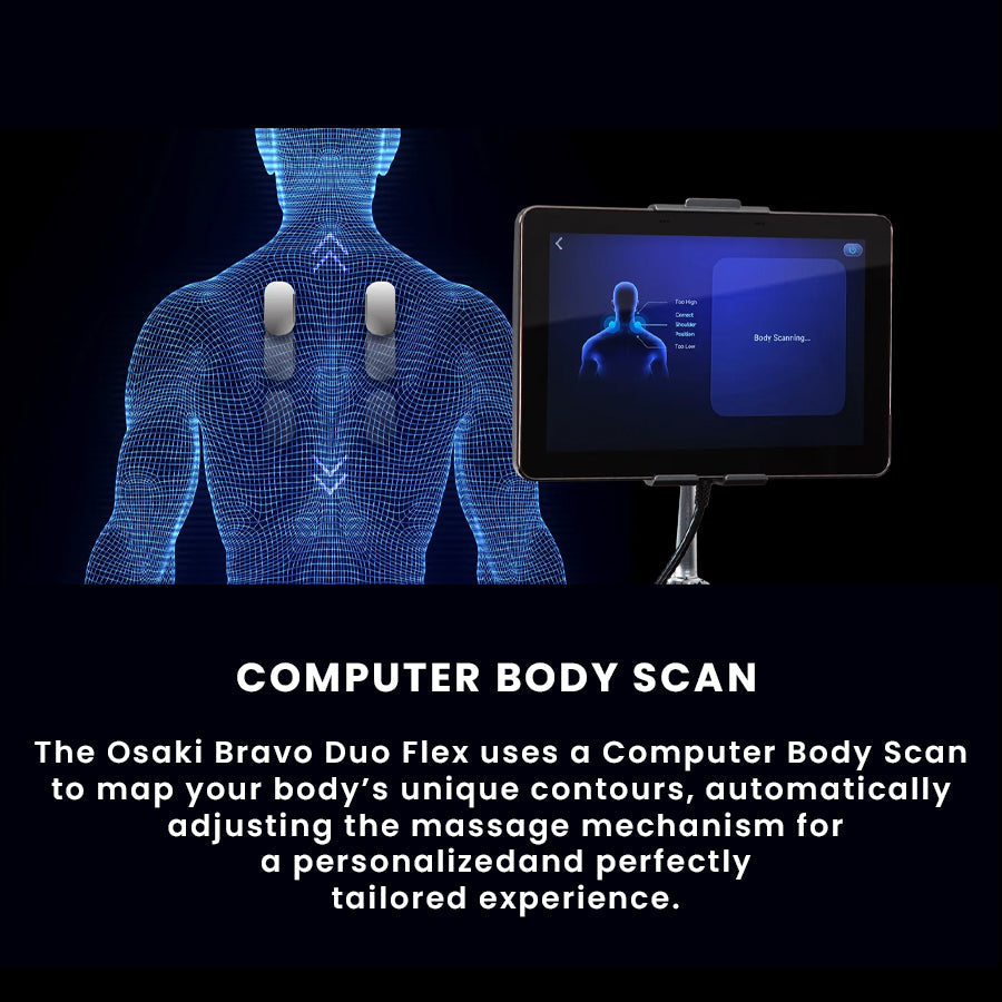 Osaki 4D + 3D Bravo Duo Flex Massage Chair