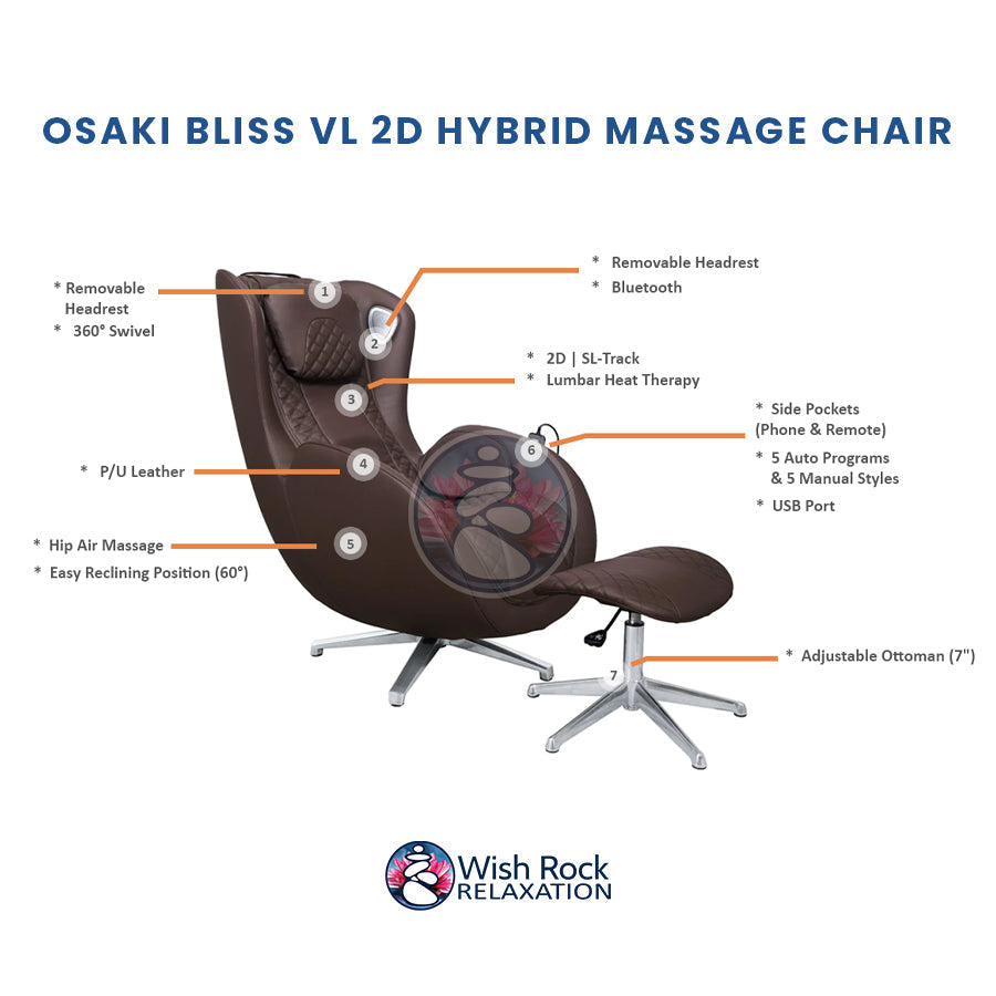Osaki Bliss VL 2D Hybrid Massage Chair