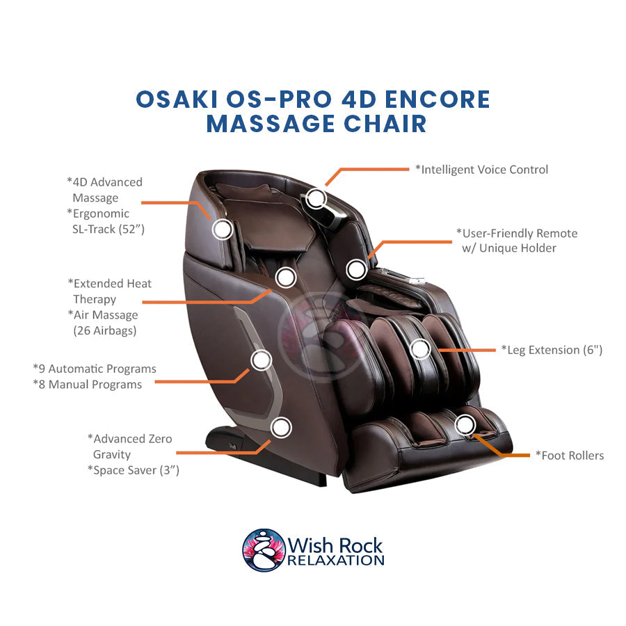Osaki Os-Pro 4D Encore Massage Chair