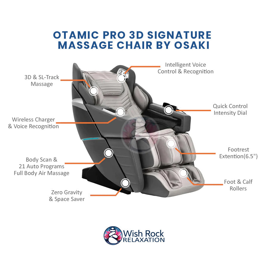 Otamic Pro 3D Signature Massage Chair by Osaki