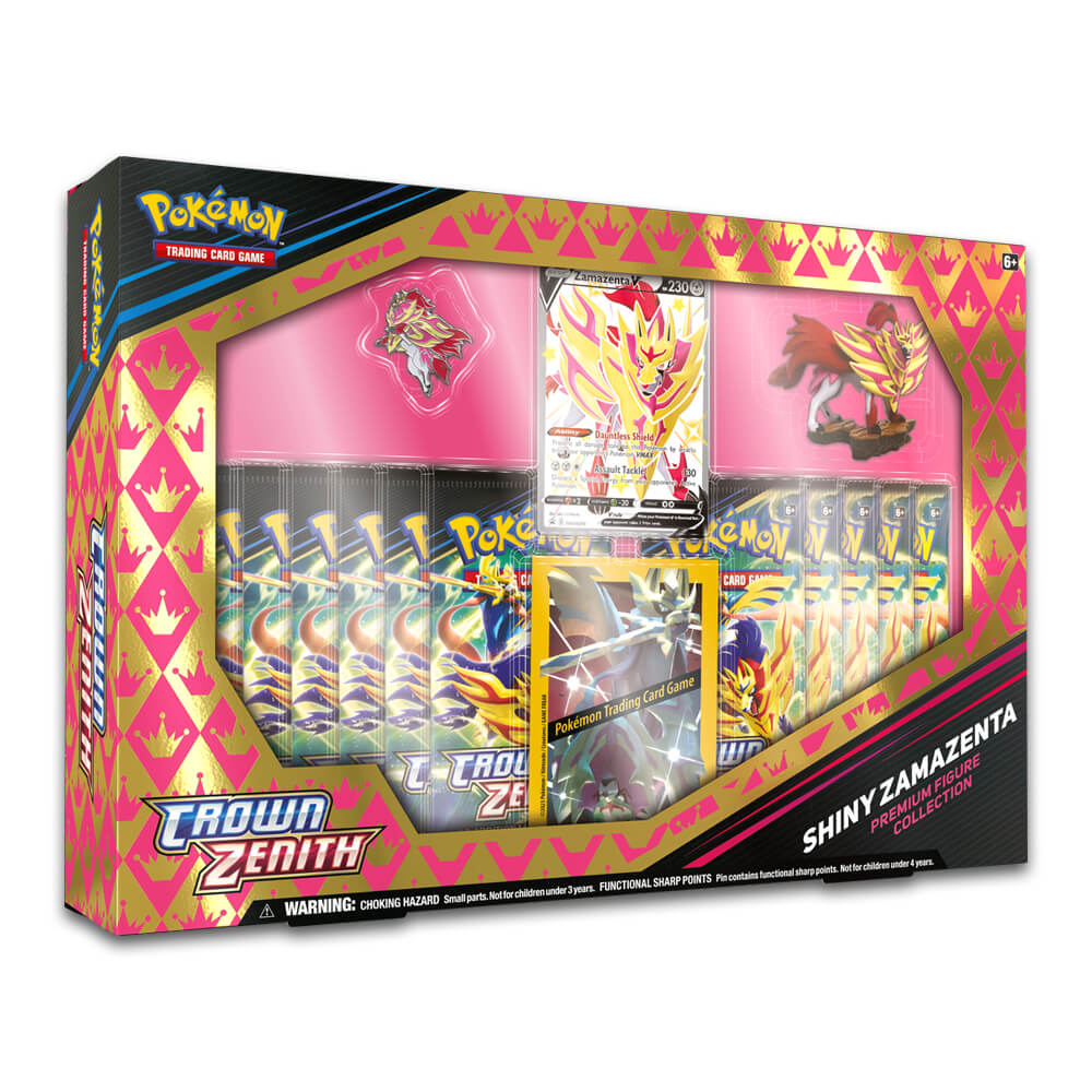 Pokémon Crown Zenith Shiny Zamazenta Premium Figure Collection