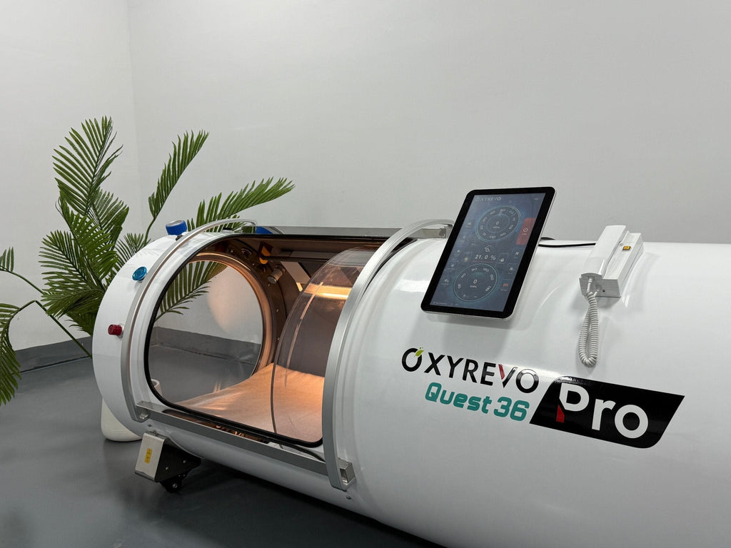 OxyRevo Quest36 Pro 2.0 ATA Hard Shell Lying Hyperbaric Oxygen Chamber