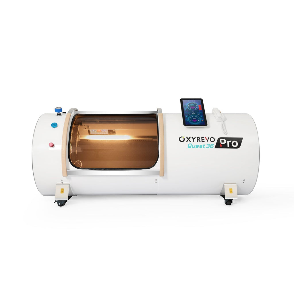 OxyRevo Quest36 Pro 2.0 ATA Hard Shell Lying Hyperbaric Oxygen Chamber