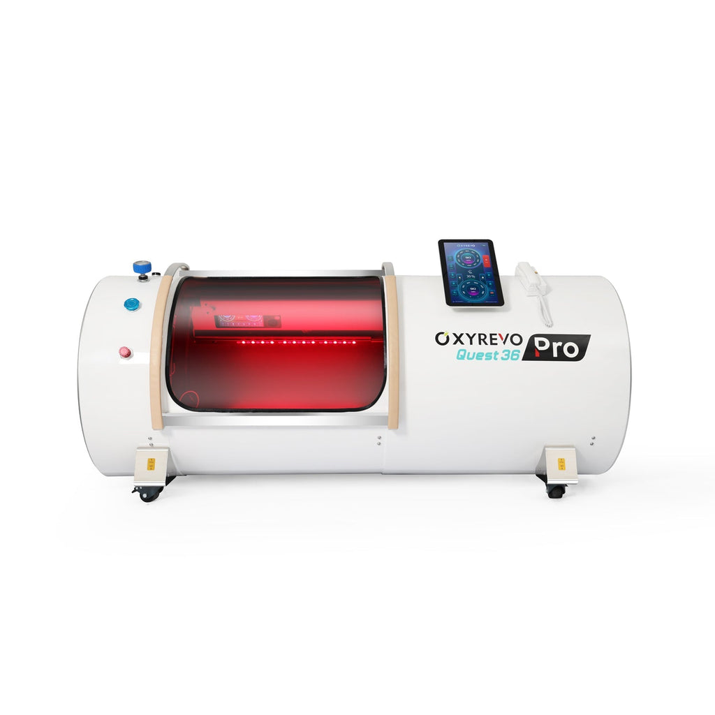 OxyRevo Quest36 Pro 2.0 ATA Hard Shell Lying Hyperbaric Oxygen Chamber