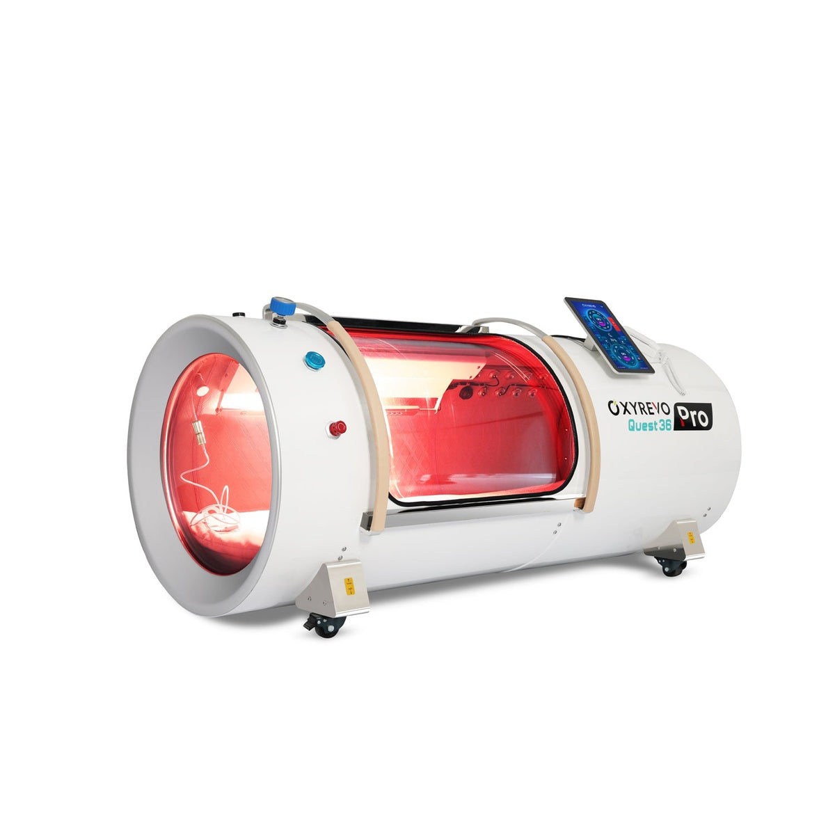 OxyRevo Quest36 Pro 2.0 ATA Hard Shell Lying Hyperbaric Oxygen Chamber