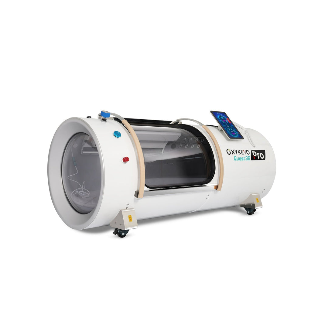 OxyRevo Quest36 Pro 2.0 ATA Hard Shell Lying Hyperbaric Oxygen Chamber