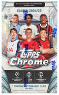 2024/25 Topps Chrome UEFA Club Competitions Soccer Hobby Box