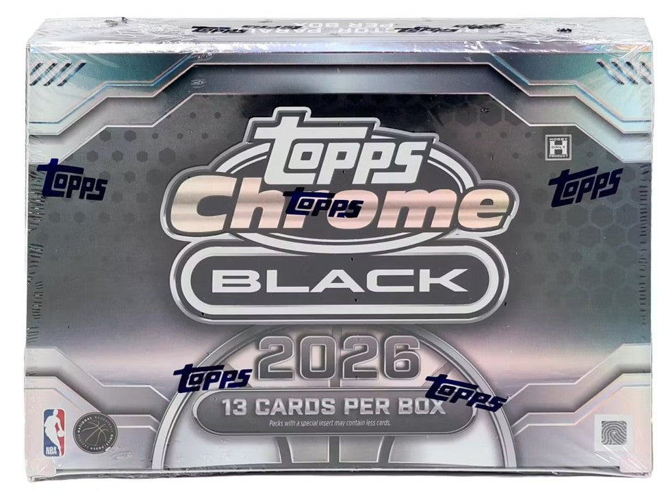 2025/26 Topps Chrome Black Basketball Hobby Box (Default Title (DSL3548171975))